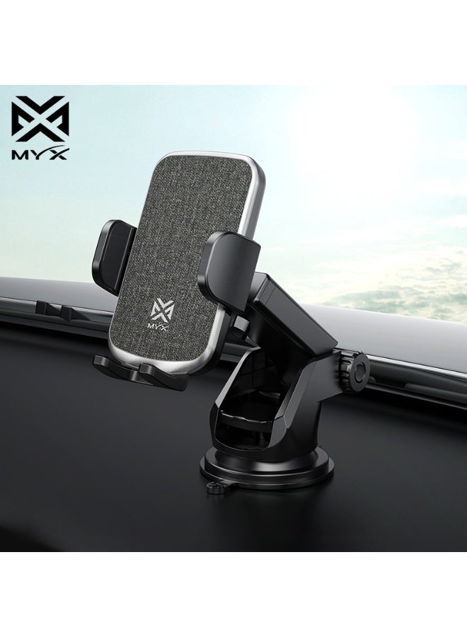 ميكس حامل الهاتف الدوار MYX DashMate | دوران 360 درجة بضغطة زر واحدة | تثبيت محكم للهواتف من 4.5 إلى 6.7 بوصة - Image 2